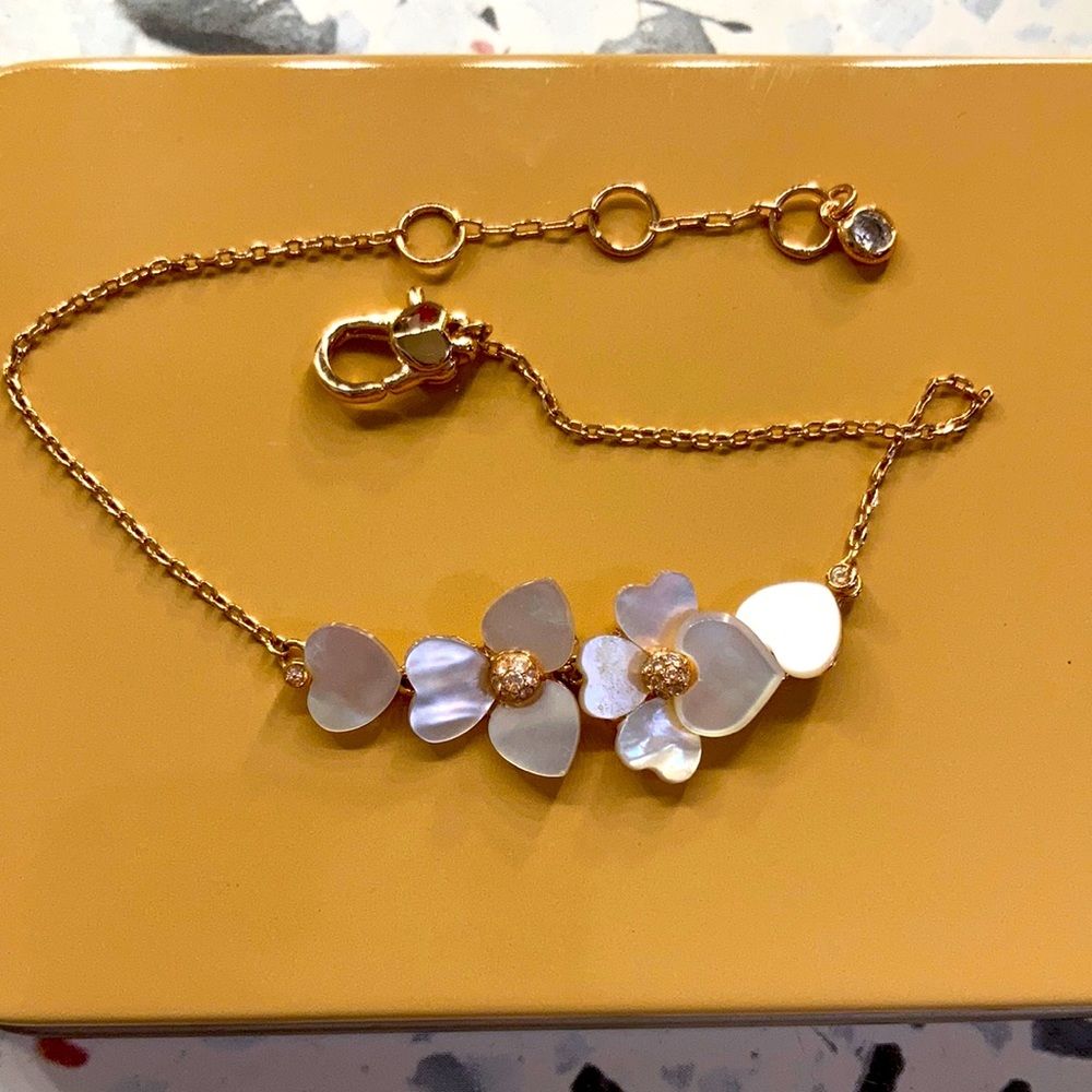 Kate Spade Precious Pansy Bracelet 🌸